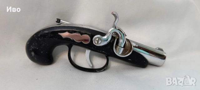 Японска бензинова запалка пистолет 1960г., снимка 2 - Колекции - 52490708