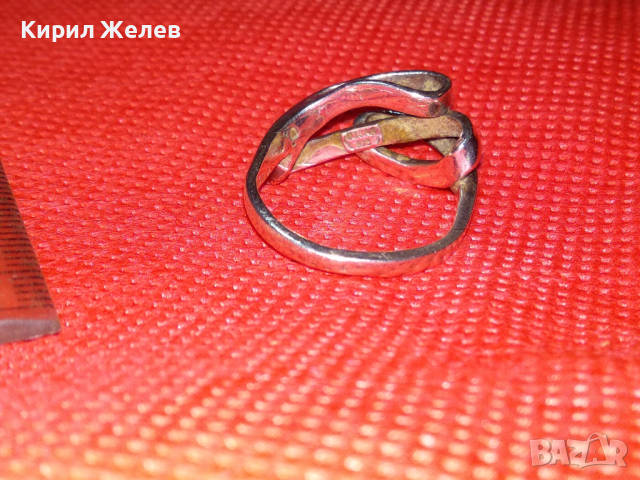 СТИЛЕН АЖУРЕН АРТ СРЕБЪРЕН ПРЪСТЕН СРЕБРО 925 РЪЧНА БИЖУТЕРСКА ИЗРАБОТКА 43181, снимка 12 - Пръстени - 44610425