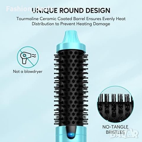 Нова Керамична четка за коса/Йонна четка за къдрене с горещ въздух, снимка 2 - Други - 41433610