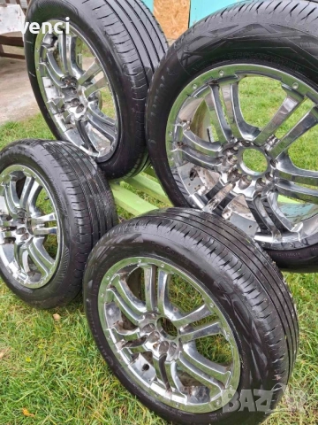 Продавам лети джанти с летни гуми 17 цола. , снимка 2 - Аксесоари и консумативи - 52142508