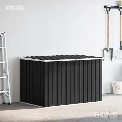 vidaXL Градински сандък за съхранение, антрацит, 171x99x93 см, снимка 2 - Ракли - 56147643