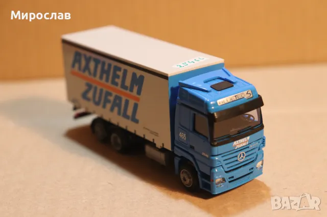 AMW H0 1/87 MERCEDES BENZ ACTROS КАМИОН МОДЕЛ КОЛИЧКА, снимка 6 - Колекции - 49753271