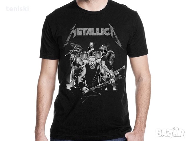  Рок тениска Metallica Модели и размери , снимка 8 - Тениски - 32330997