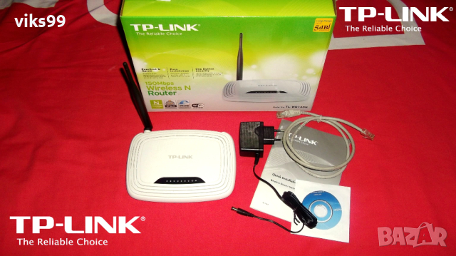 Wi-Fi Рутер TP-Link - 150 Mbit/s, снимка 2 - Рутери - 44695182