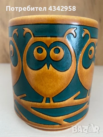 Vintage чаши на дизайнер Джон Клаписън.1972г. Англия., снимка 7 - Антикварни и старинни предмети - 51429299