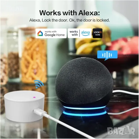 Lockin SMART LOCK G30 Смарт ключалка, с клавиатура, hub, пръстов, снимка 5 - Смарт домашни устройства (Smart Home) - 56022820
