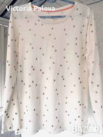 Трикотажна блуза златни точки BODEN