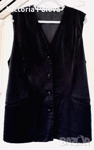 Удължен елек с подплата - елегантен и модерен силует