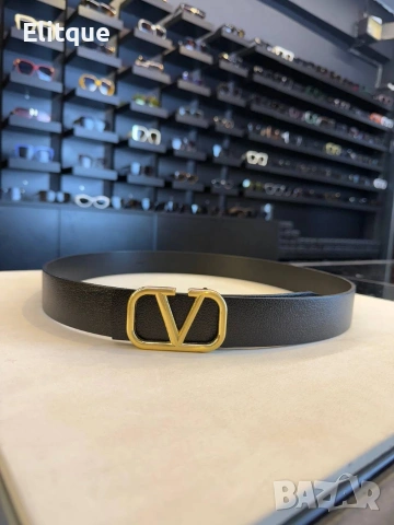 колани от естествена кожа в кутия ysl saint laurent guess valentino garavani , снимка 2 - Колани - 53446754