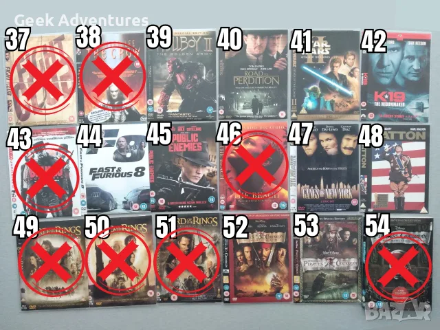Екшън, Драма, Трилър, Ужаси Филми DVD's - Оригинални Филмови Дискове на Английски Език, снимка 4 - Екшън - 47015417