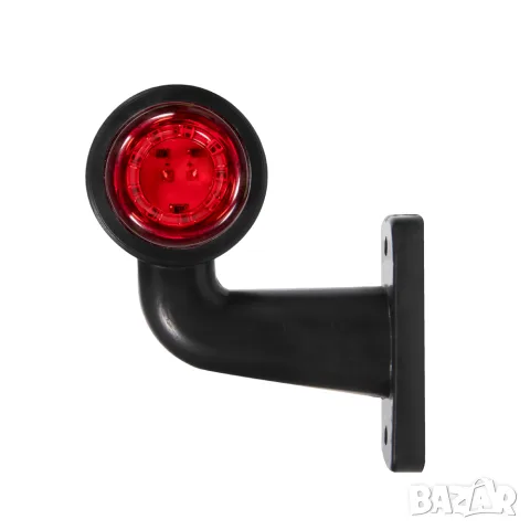 LED габарит рогче 18 LED под 90 градуса 80 mm 12-24V