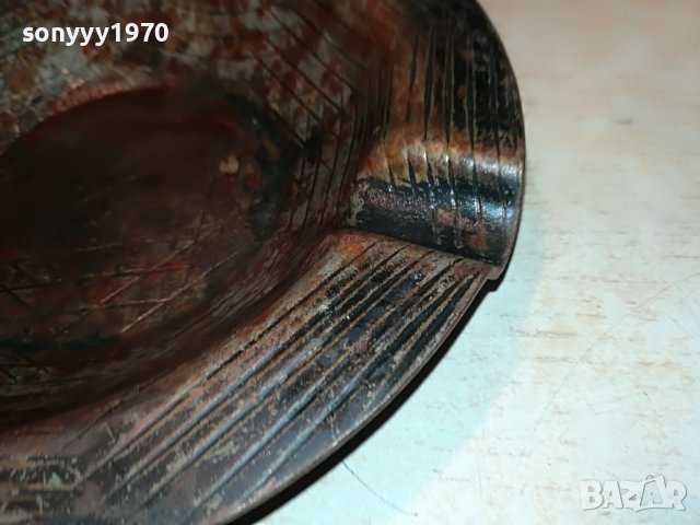 голям метален пепелник 19х4см 0701231926, снимка 10 - Антикварни и старинни предмети - 39224477