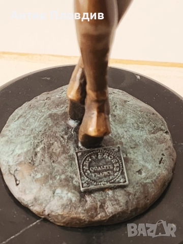 Бронзова статуетка балерина – Milo, France, снимка 5 - Статуетки - 51656588