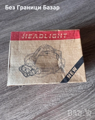 Нов LED Челник (Headlight) – Мощен Фронтален Фенер с Ластик за глава