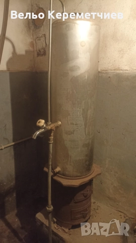 Бойлер на дърва алуминиев чугунена основа 80Л