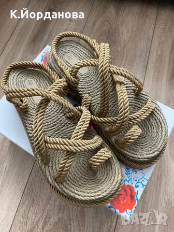 Дамски сандали, снимка 2 - Сандали - 49180028