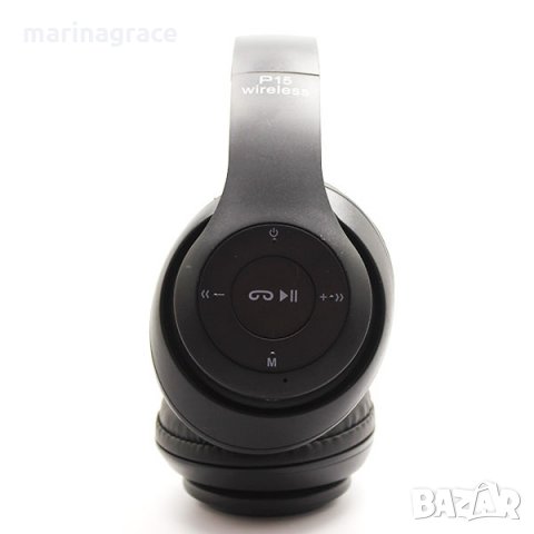Bluetooth безжични слушалки P15 различни цветове, снимка 3 - Безжични слушалки - 34761266
