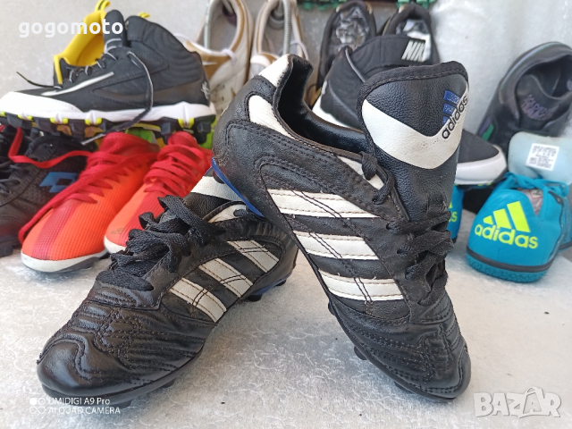 КАТО НОВИ детски бутонки adidas® original classic, футболни обувки, калеври 32 - 33, снимка 4 - Детски маратонки - 44602514
