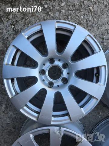 4 бр.оригинални алуминиеви джанти 16 цола, 5х112 за Мерцедес., снимка 3 - Гуми и джанти - 50254350