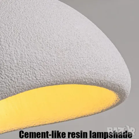 Каменен полилей в скандинавски стил светлини Форма на облак от смола, снимка 8 - Лампи за таван - 48759479