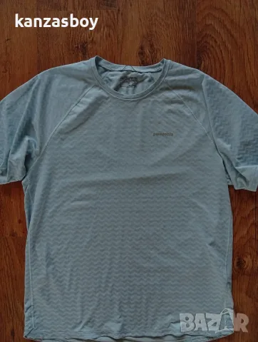 patagonia Men's Ridge Flow Shirt - страхотна мъжка тениска Л, снимка 5 - Тениски - 55709946