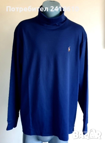 POLO Ralph Lauren Cotton Pima Soft Touch Turtleneck Mens Size  XL НОВО! ОРИГИНАЛ! Мъжко Памучно Поло