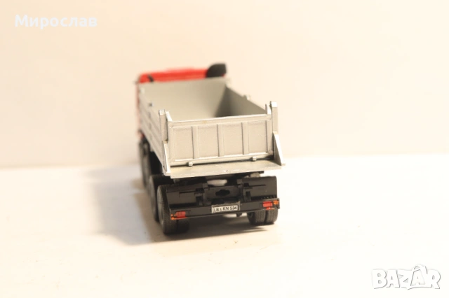 HERPA H0 1/87 MERCEDES ACTROS САМОСВАЛ ГОНДОЛА KАМИОН МОДЕЛ, снимка 5 - Колекции - 53665374