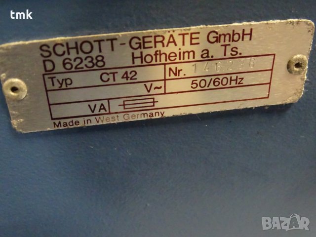 лабораторна маслена вана с темпериращ модул SCHOTT-GERATE CT42, CT1450, снимка 9 - Други машини и части - 34100386