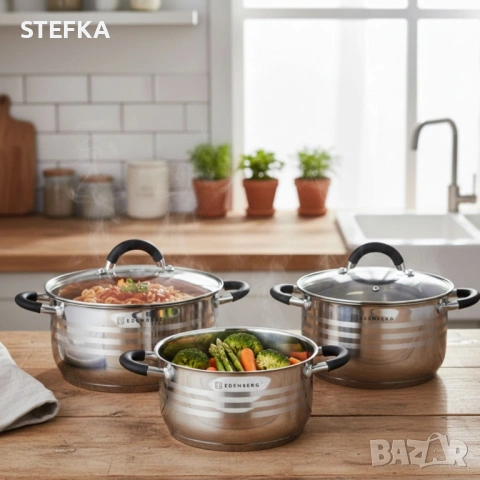 Комплект тенджери 31€, снимка 4 - Други стоки за дома - 53302201