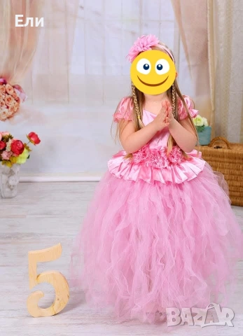 Рокля принсеца, снимка 2 - Детски рокли и поли - 53309579