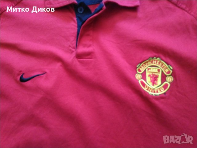 Манчестър Юнайтед маркова футболна тениска 2002-2004 Найк размер Л, снимка 2 - Футбол - 39110119