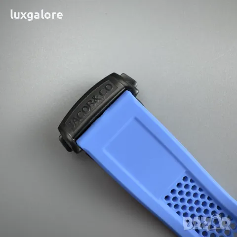 Mъжки часовник Jacob & Co. Epic X Chrono Blue с кварцов механизъм, снимка 8 - Мъжки - 47924294