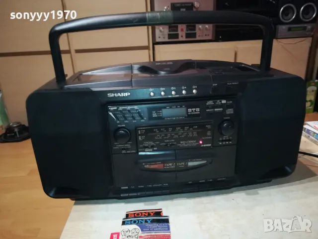 SHARP WQ-CH800 BIG SHARP-ВНОС GERMANY 0103251925LNWC, снимка 3 - Радиокасетофони, транзистори - 49327987