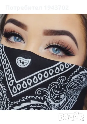 Кърпа за глава бандана Bandana в черно