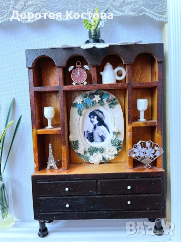 Красива 3д украса за стена с миниатюри от Англия , снимка 2 - Антикварни и старинни предмети - 53806871