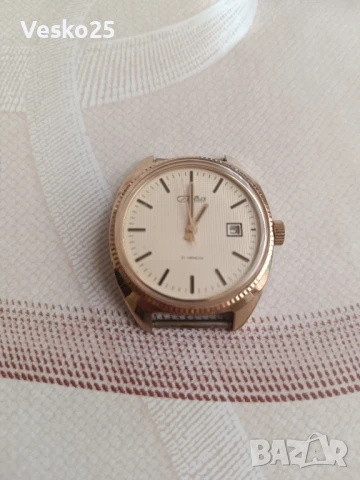 Часовник Слава/Slava Механичен позлата, снимка 2 - Мъжки - 51386145