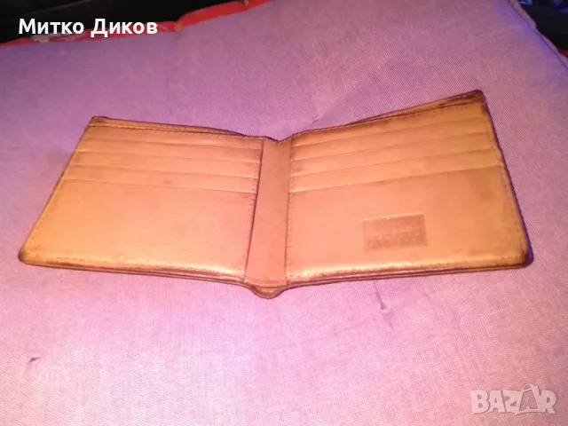 The Savile Row Company London марков портфейл естествена кожа телешки бокс 120х95мм, снимка 5 - Портфейли, портмонета - 47840667