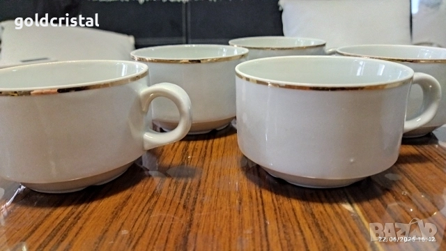 Стар български порцелан чаени чаши, снимка 2 - Антикварни и старинни предмети - 52935843