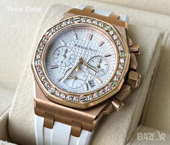 Audemars Piguet Royal Oak Offshore Chronograph 37mm Rose Gold White Diamond Дамски Различни Варианти