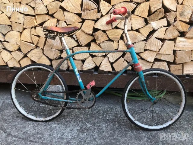 стар детски велосипед "ДКВ-2" - СССР - 1977г., снимка 6 - Антикварни и старинни предмети - 47769501