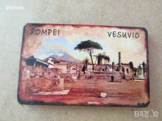 Магнит от Помпей и Везувий, Италия-11