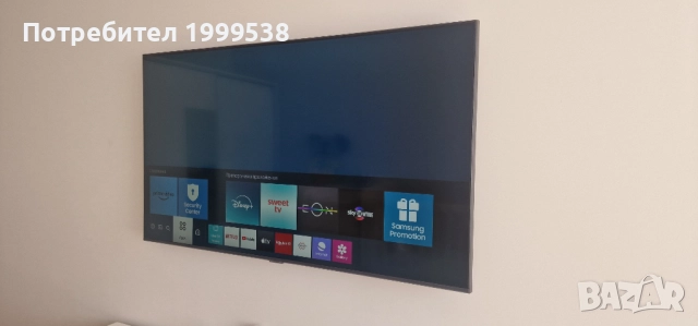 Телевизор Samsung 55AU7172, 55" (138 см), Smart, 4K Ultra HD, LED, снимка 4 - Телевизори - 51667110
