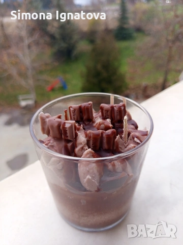 Натурална соева свещ , снимка 2 - Ръчно изработени сувенири - 53331844