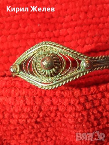 СТАРИНЕН ВЪЗРОЖДЕНСКИ ФИЛИГРАНЕН МАЙСТОРСКА ЮВЕЛИРНА РЪЧНА ИЗРАБОТКА ПРЪСТЕН 20301, снимка 9 - Антикварни и старинни предмети - 32552961