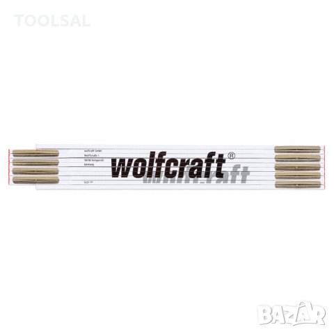 Метър Wolfcraft дървен сгъваем 2 м, снимка 2 - Други инструменти - 33876672