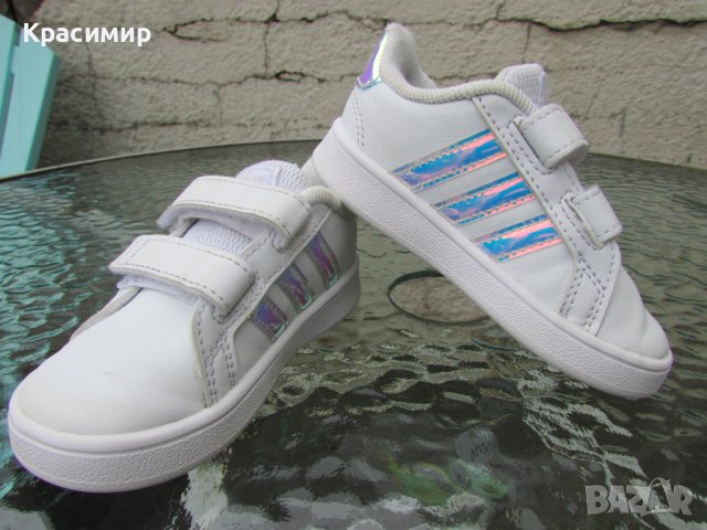 Бебешки маратонки Adidas Grand Court, снимка 8 - Бебешки обувки - 40813867