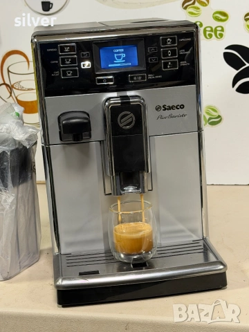 Кафемашина кафе автомат Saeco PicoBarista с гаранция, снимка 4 - Кафемашини - 53690835