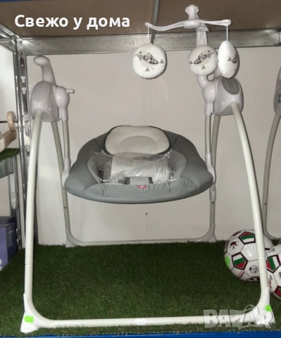 Електрическа люлка за бебе Zizito Hana, снимка 10 - Детски люлки - 53618265