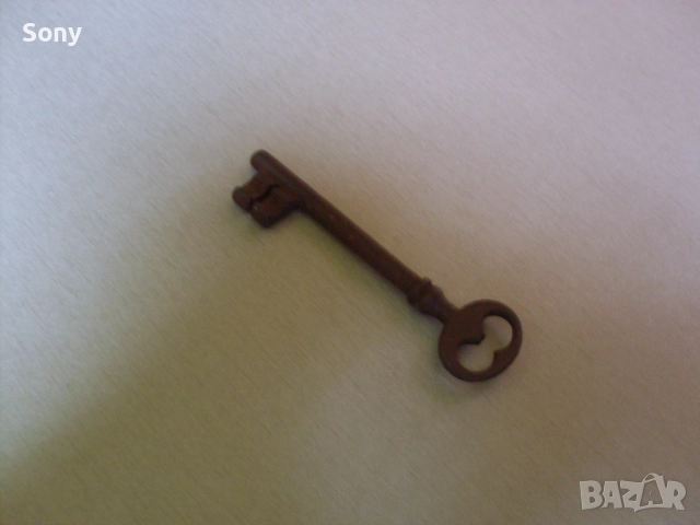 Стар железен ключ., снимка 5 - Антикварни и старинни предмети - 52580647