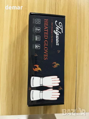 Отопляеми ръкавици за сензорен екран, презареждаема 5500mAh батерия, 3 температурни нива, М, снимка 8 - Ръкавици - 47800153